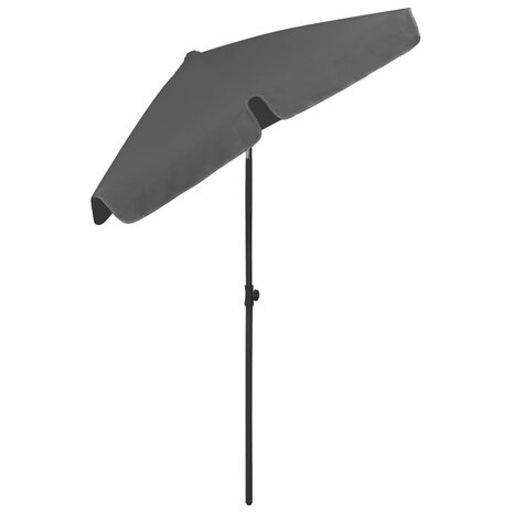 Strandparasol 180x120 cm antracietkleurig 4