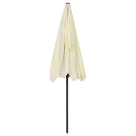 Strandparasol 200x125 cm zandgeel 5