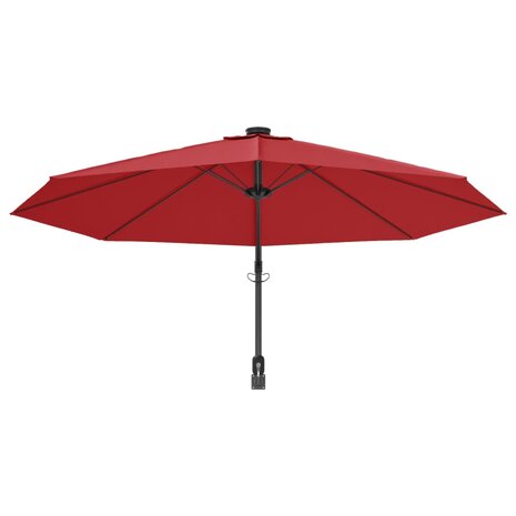 Wandparasol 290 cm felrood 5