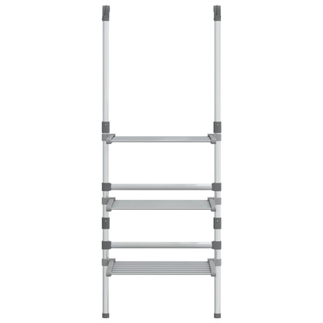 Droogrek 3-laags hangend aluminium  3