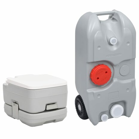 Campingtoilet en watertankset draagbaar 1