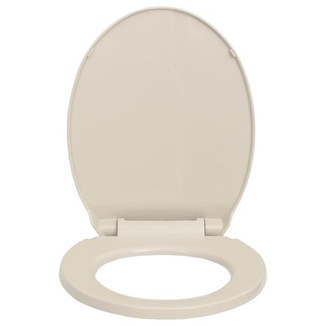 Toiletbril soft-close ovaal abrikooskleurig 4