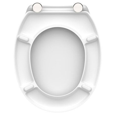 SCHÜTTE Toiletbril WHITE duroplast 5