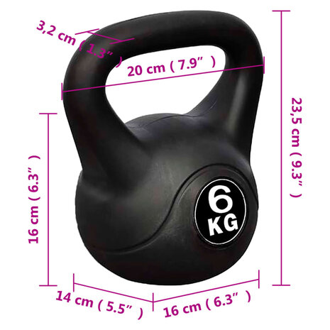 Kettlebell 6 kg 4