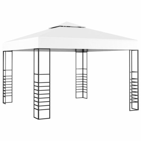 Tuinpaviljoen 3x3 m wit 1