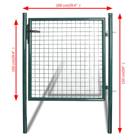 Poort gepoedercoat staal 2