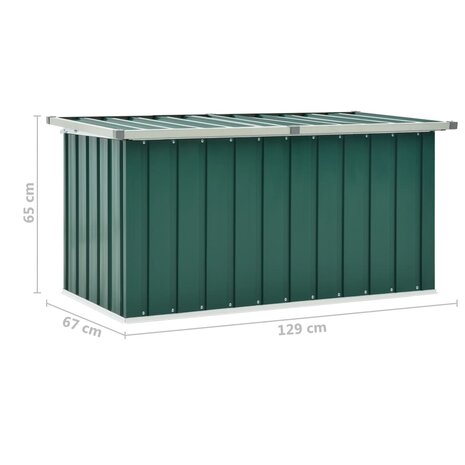 Tuinbox 129x67x65 cm groen 8