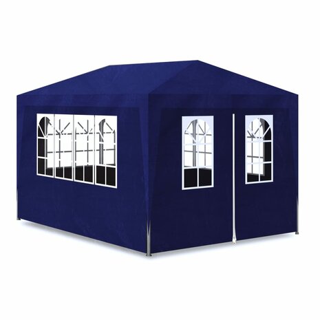 Partytent 3x4 m blauw 2