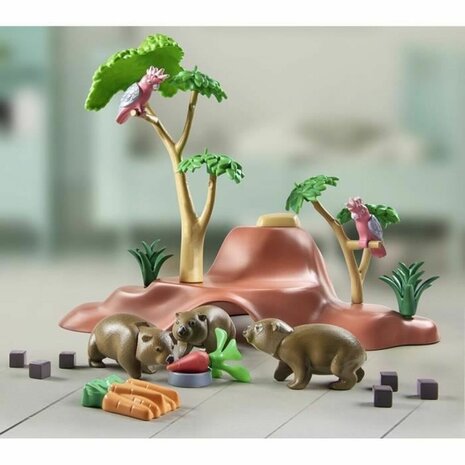 Playset Playmobil Wombat burrows 4