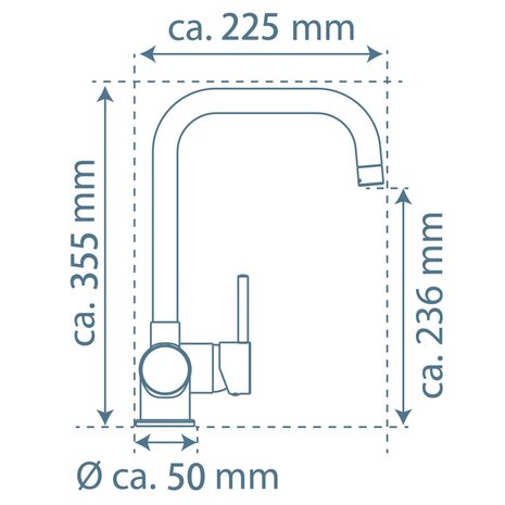 EISL Keukenmengkraan FUTURA zwart 4