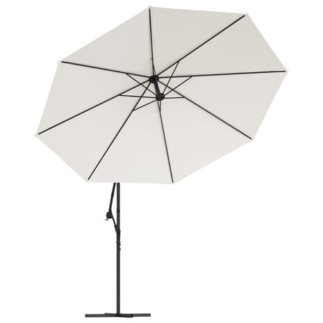 Zweefparasol 3,5 m zandwit 4