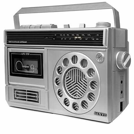 Radio met cassettespeler Sanyo 1