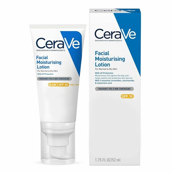 Vochtinbrengende Gezichtslotion CeraVe Spf 30 52 ml 1