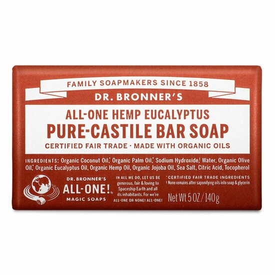 Blok Zeep Dr Bronner&amp;apos;s 140 g Eucalyptus 1