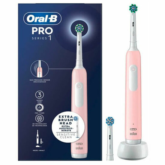 Elektrische tandenborstel Oral-B Pro 1 Roze 1