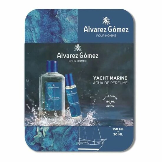 Parfumset voor Heren Alvarez Gomez YACHT MARINE 2 Onderdelen verkleedkleding verkleedkleding 2