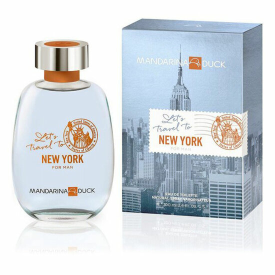 Herenparfum Mandarina Duck Let&amp;apos;s Travel NY EDT 100 ml 1