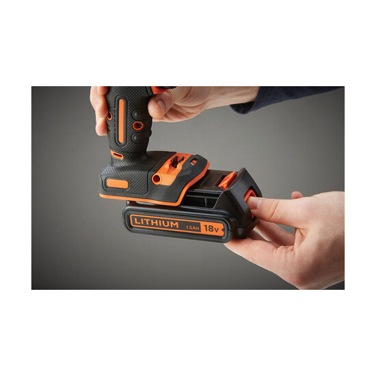 Schroevendraaier Black &amp; Decker BDCHD18KB 8