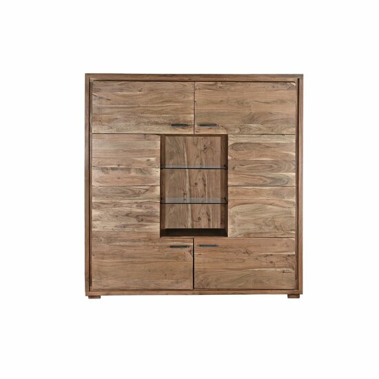 Kast DKD Home Decor   145 x 40 x 153 cm Kristal Bruin Acacia 8