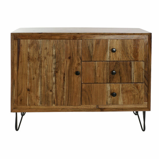 Dressoir DKD Home Decor Bruin Zwart Lichtbruin Acacia 100 x 40 x 77 cm 7