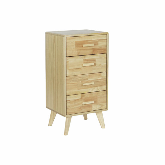 Ladekast DKD Home Decor Natuurlijk Rubberwood Paulownia hout Hout MDF 40 x 30 x 78 cm 1