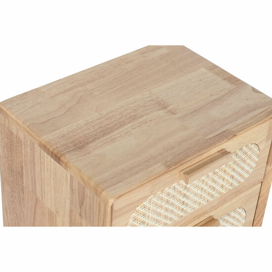 Ladekast Home ESPRIT Natuurlijk Metaal Rubberwood 40 x 30 x 63 cm 3