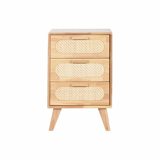 Ladekast Home ESPRIT Natuurlijk Metaal Rubberwood 40 x 30 x 63 cm 5