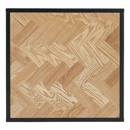 Nachtkastje SPIKE 55 x 55 x 45 cm Natuurlijk Metaal Hout 3