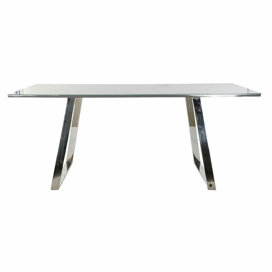 Eettafel DKD Home Decor Kristal Staal Donker grijs (180 x 90 x 76 cm) 3