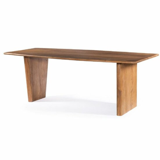 Eettafel DKD Home Decor Bruin Mangohout 200 x 100 x 76 cm 2