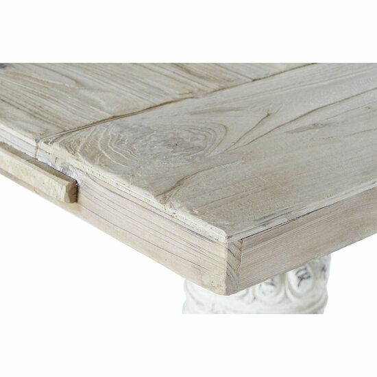 Eettafel DKD Home Decor Wit Natuurlijk Spar 200 x 90 x 78 cm 3