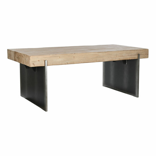 Eettafel Home ESPRIT Natuurlijk Spar Hout MDF 200 x 94 x 76 cm 1