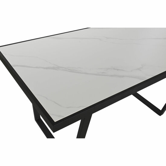 Eettafel Home ESPRIT Wit Zwart Metaal 150 x 80 x 75 cm 6