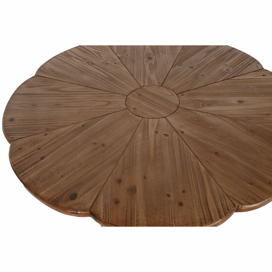 Eettafel Home ESPRIT Natuurlijk Hout 100 x 100 x 77 cm 2