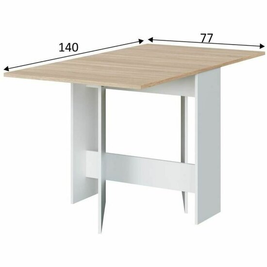 Eettafel 78x31-140x77 cm 5