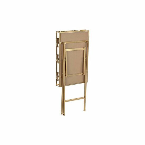 WandtafelDKD Home Decor Gouden Metaal Kristal 56 x 36 x 71 cm (2 Stuks) 4