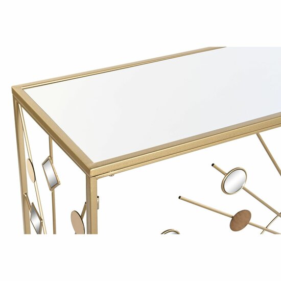 WandtafelDKD Home Decor Kristal Zwart Gouden Metaal 120 x 35 x 80 cm 3