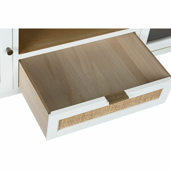 Tv-meubel Home ESPRIT Wit Kristal Paulownia hout 120 x 40 x 50 cm 6