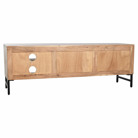 Tv-meubel Home ESPRIT Bruin Zwart Metaal Acacia 145 x 40 x 52 cm 2