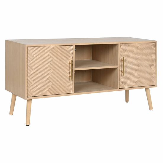 Tv-meubel Home ESPRIT Natuurlijk Paulownia hout Hout MDF 120 x 40 x 60 cm 1