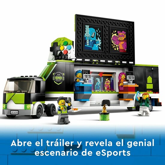 Playset Lego City 60388 The video game tournament truck 3