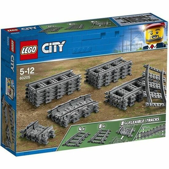 Bouwspel City Tracks and Curves Lego 60205         Grijs 2