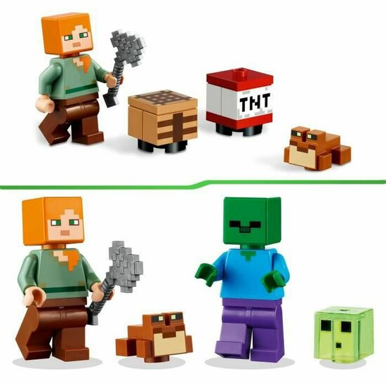 Playset Lego Minecraft 21240 Adventures in the Marais Multicolour 65 Onderdelen verkleedkleding verkleedkleding 3