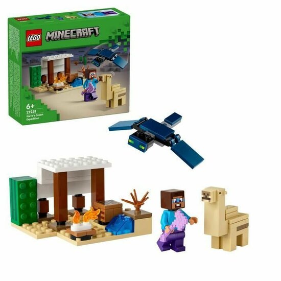 Playset Lego 21251 Minecraft : Steve&acute;s Desert Expedition 1