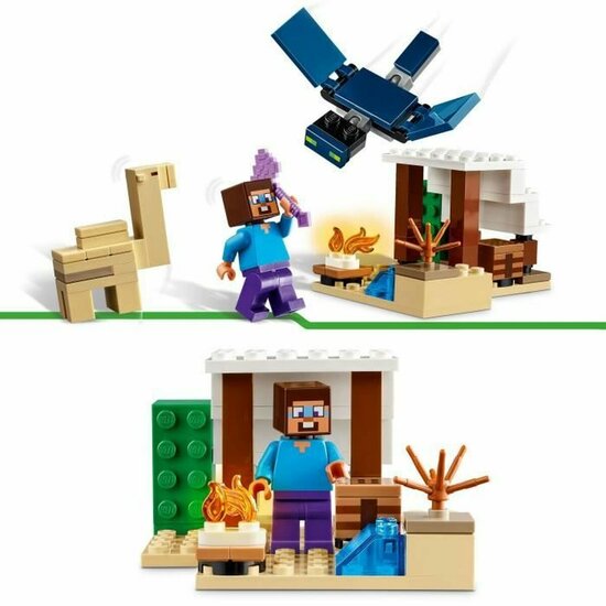 Playset Lego 21251 Minecraft : Steve&acute;s Desert Expedition 5