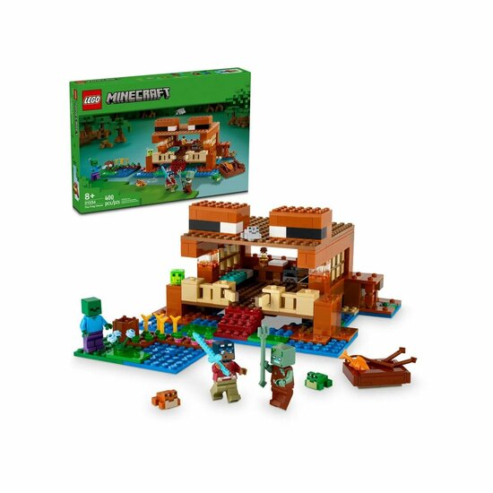 Playset Lego 21256 Minecraft The Frog House 1