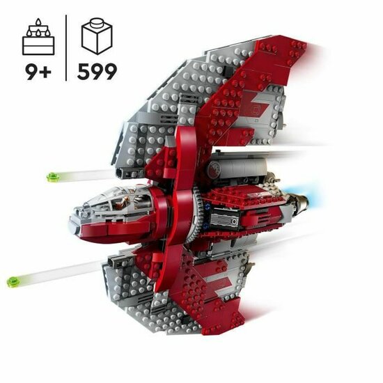 Playset Lego Star Wars 75362 Ahsoka Tano&amp;apos;s T6 Jedi Shuttle 599 Onderdelen 6