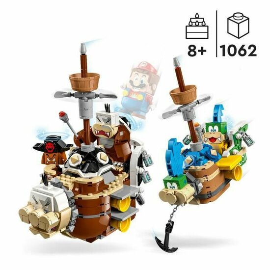 Playset Lego 71427 Super Mario: Larry&amp;apos;s and Morton&amp;apos;s Airships 1062 Onderdelen 6