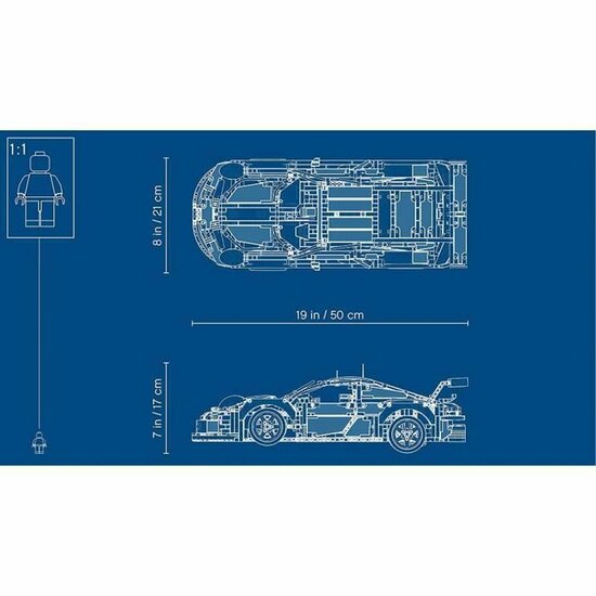 Bouwspel   Lego Technic 42096 Porsche 911 RSR         Multicolour   5