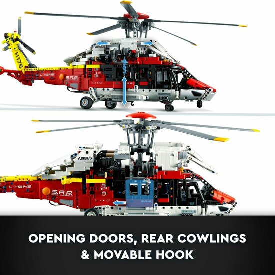 Voertuig Speelset   Lego Technic 42145 Airbus H175 Rescue Helicopter         2001 Onderdelen   6